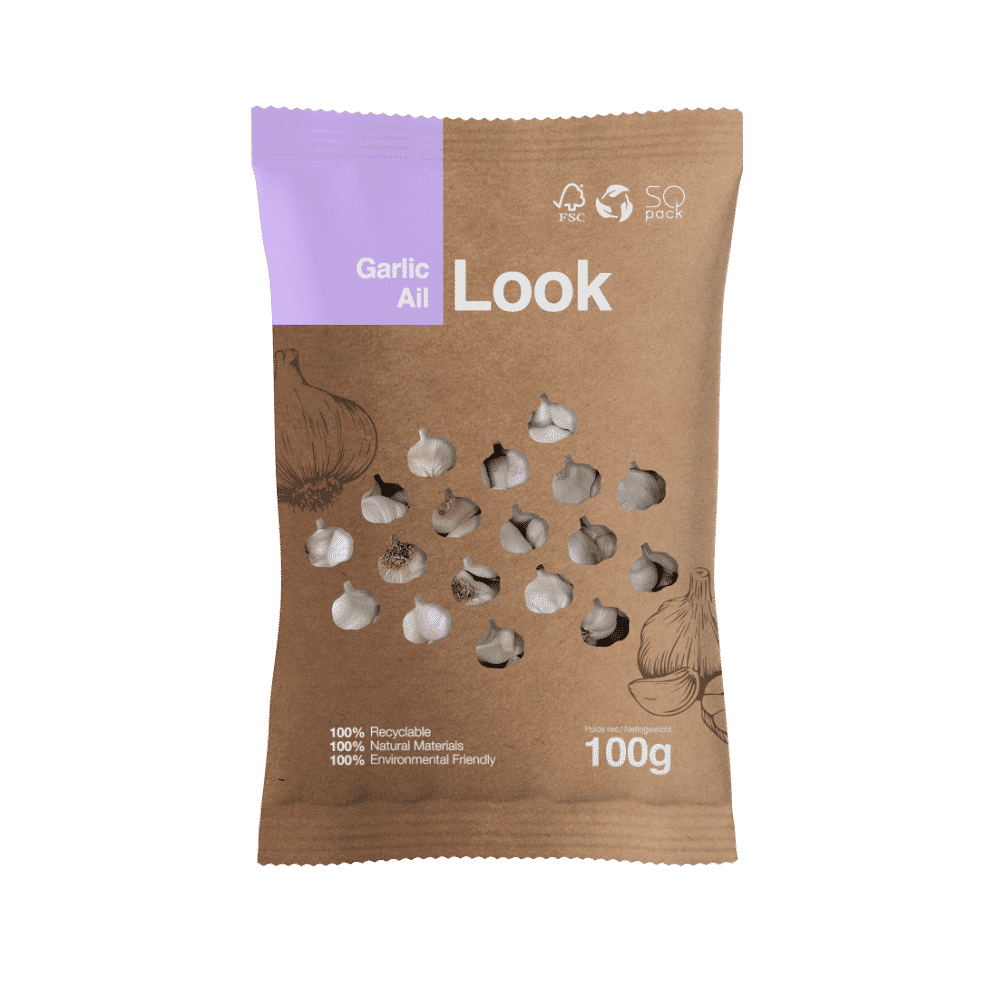 VDH Packaging Concept - Papier Verpakking voor Look / Knoflook