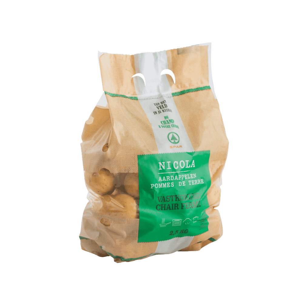 VDH Packaging Concept - Sidefolding Folie Verpakking voor Aardappelen