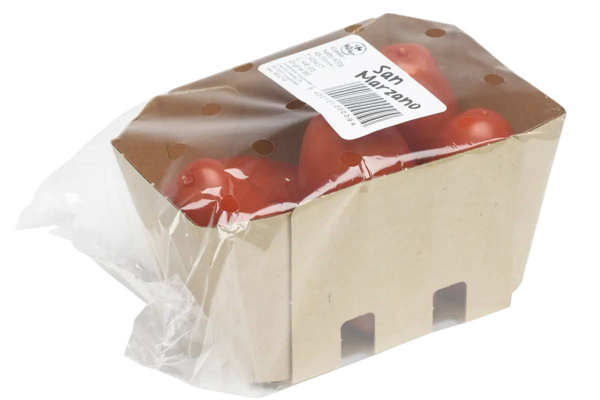 flexibele verpakking tomaten