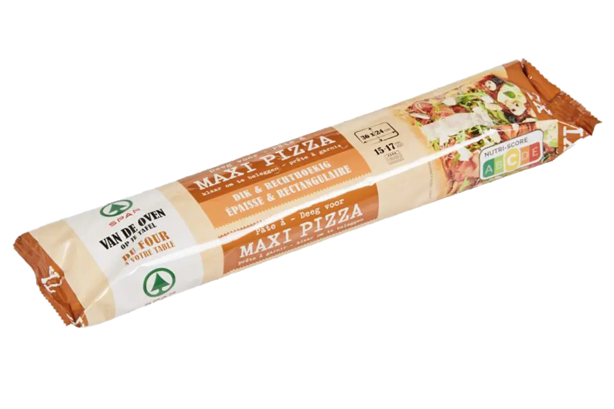 flexibele verpakking pizzadeeg
